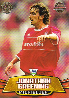 Jonathan Greening Middlesbrough 2002 Topps Premier Gold #M4